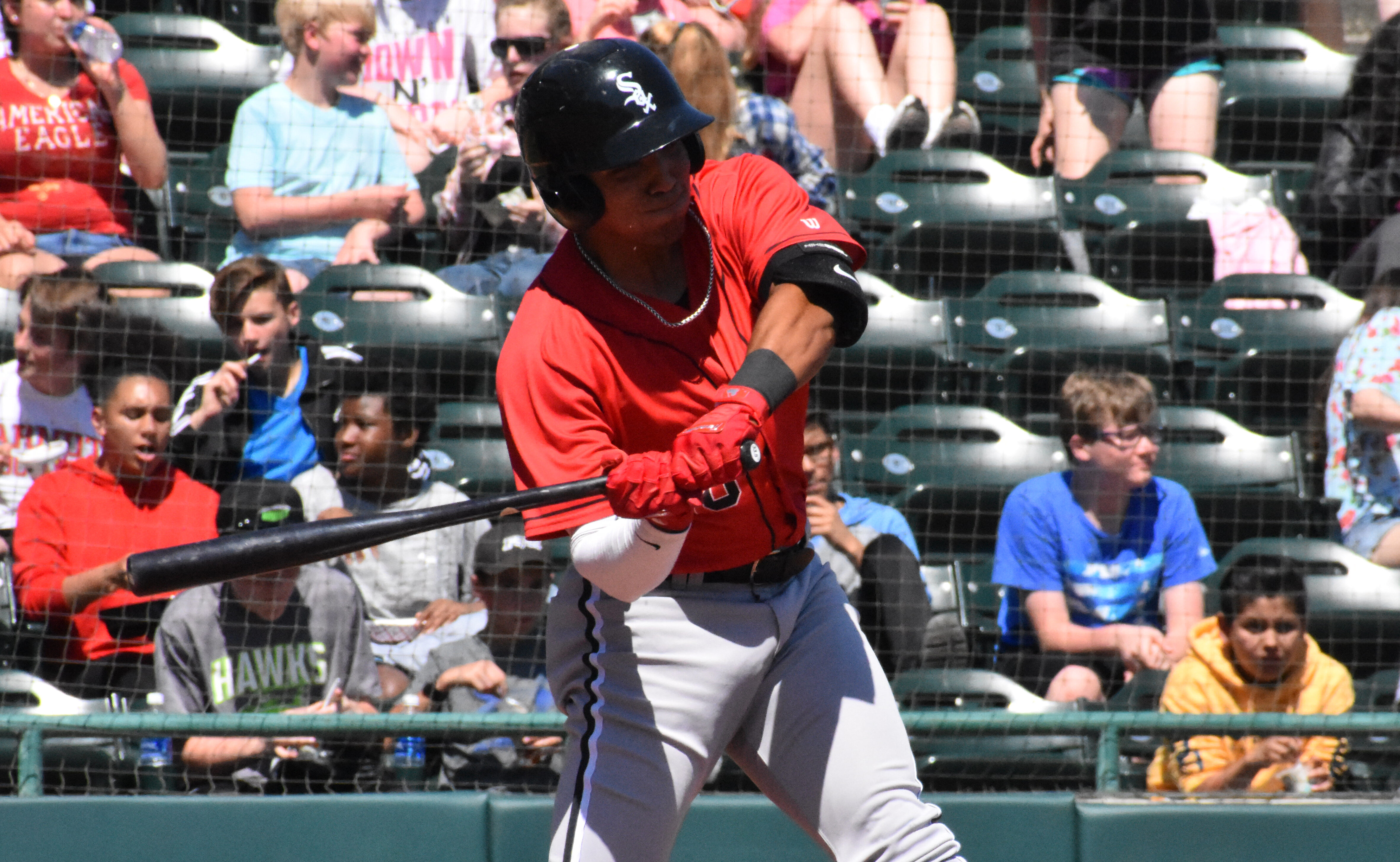 Luis Curbelo bats for the Intimidators